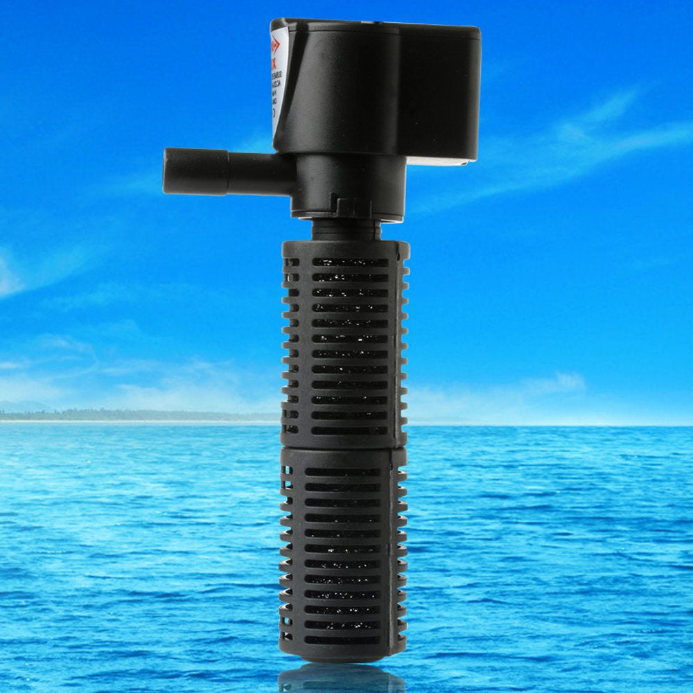 US Mini 3 in 1 Aquarium Internal Filter Fish Tank Submersible Pump Spray 5W Animals & Pet Supplies > Pet Supplies > Fish Supplies > Aquarium Filters VHUNT   