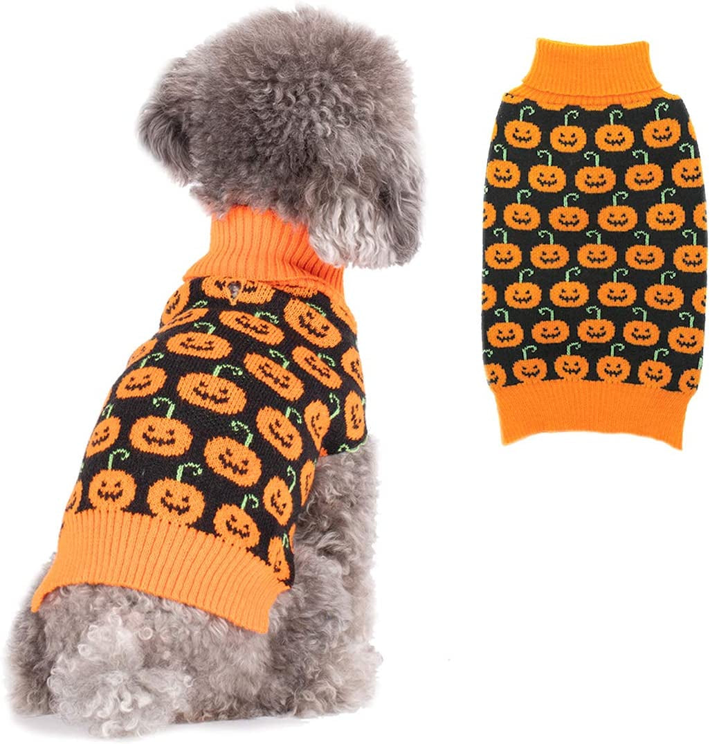 KYEESE Dogs Sweaters Valentines Day Small Dog Sweaters Red Heartwith Leash Hole Pet Sweater Pet Clothes,M Animals & Pet Supplies > Pet Supplies > Dog Supplies > Dog Apparel kyeese Halloween Small (4-7lbs) 