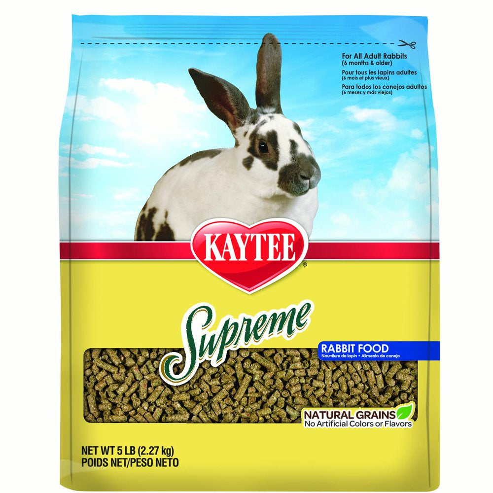 Kaytee® Supreme Rabbit Food 5 Lbs Animals & Pet Supplies > Pet Supplies > Small Animal Supplies > Small Animal Food Central - Kaytee Products   