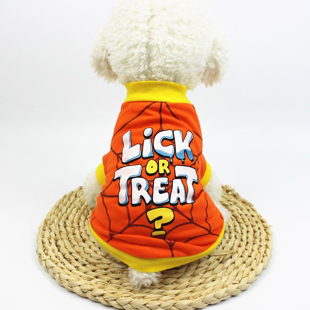 Opolski Summer Pets Cat Dog Halloween Spider Wet Shirt Clothes Cute Costume Apparel Animals & Pet Supplies > Pet Supplies > Cat Supplies > Cat Apparel CDAR   