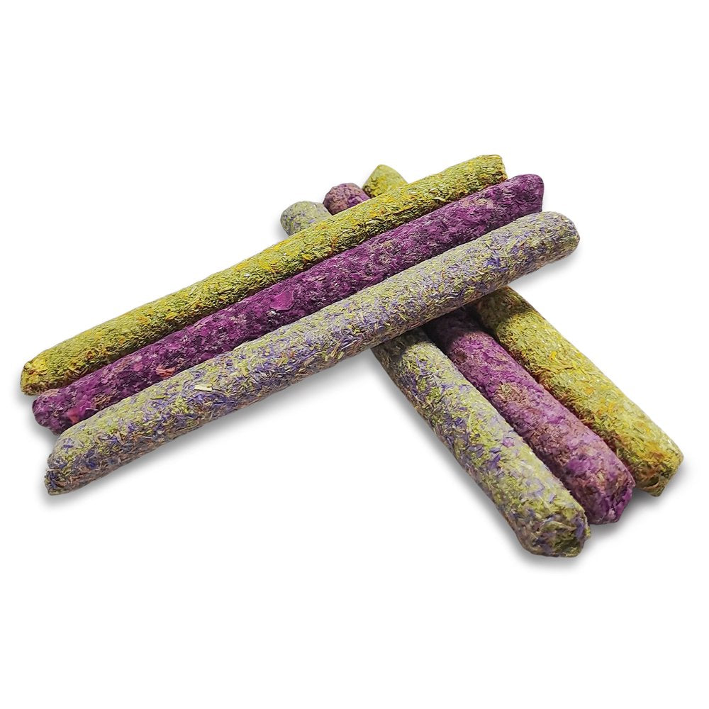 H-Z-J 30Pcs Natural Flowers Timothy Molar Rodhay Chewing Stick Timothy Hay Sticks Chew Treats Animals & Pet Supplies > Pet Supplies > Small Animal Supplies > Small Animal Treats H-Z-J   