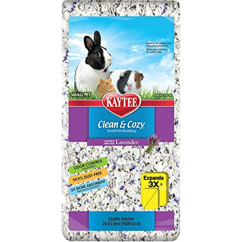 Kaytee Clean & Cozy Lavender Small Animal Pet Bedding 24.6 Liters Animals & Pet Supplies > Pet Supplies > Small Animal Supplies > Small Animal Bedding Kaytee   