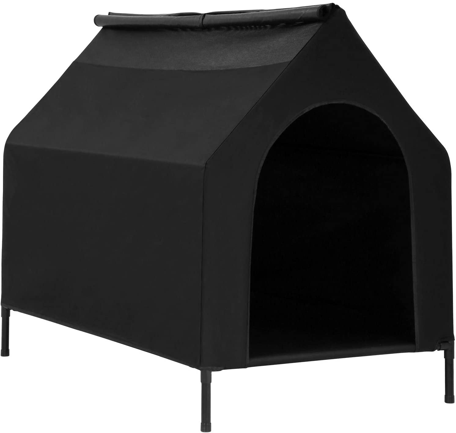 Indoor Outdoor Dog House Big Dog House Plastic Dog Houses for Small Medium Large Dogs 32 Inch High All Weather Dog House with Base Support for Winter Tough Durable House with Air Vents Elevated Floor Animals & Pet Supplies > Pet Supplies > Dog Supplies > Dog Houses Bestpet S  