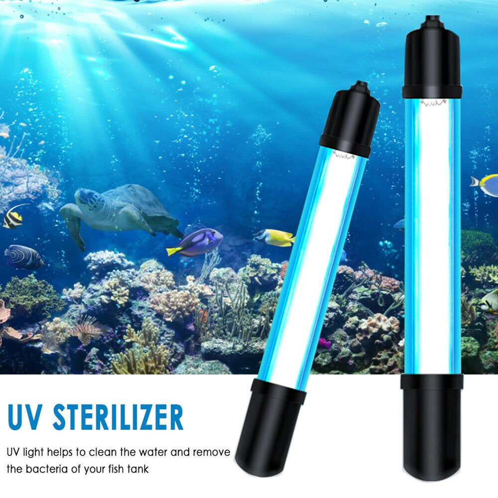 Moonsky Aquarium UV Sterilizer Light Submersible Water Clean Lamp for Pond Fish Tank Animals & Pet Supplies > Pet Supplies > Fish Supplies > Aquarium Lighting Moonsky   