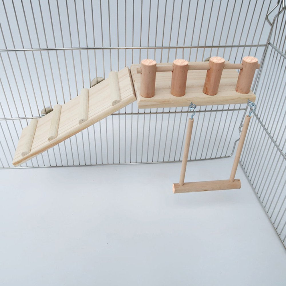 Small Animal Stand Climbing Ladder Cage House for Hamster Rat Mice Parrot Habitats Rat Hideaway Chew Cage Toy Animals & Pet Supplies > Pet Supplies > Small Animal Supplies > Small Animal Habitats & Cages JZROCKER   