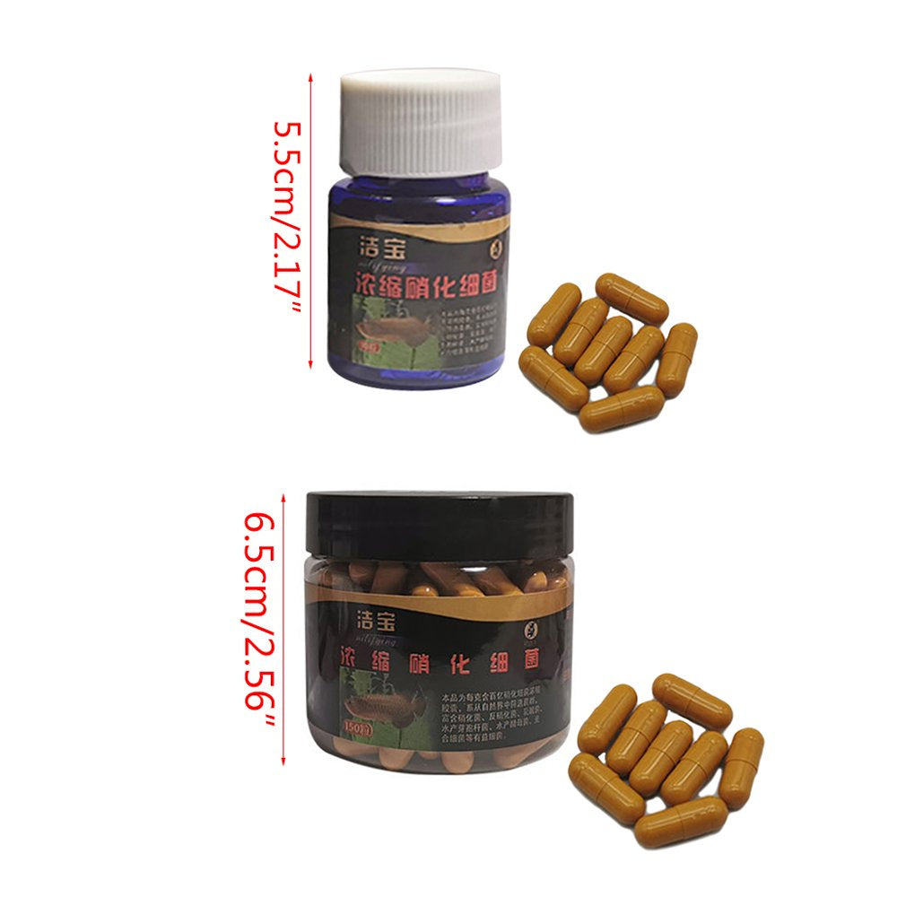 HOTYA Aquarium Nitrifying Bacteria Super Concentrated Capsule Fish Tank Pond Cleaning Water Purifier Supply Animals & Pet Supplies > Pet Supplies > Fish Supplies > Aquarium Cleaning Supplies HOTYA   