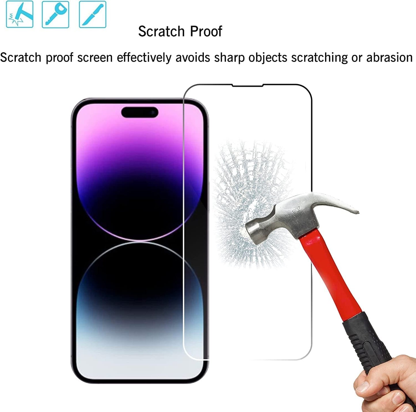 Ailun 3 Pack Screen Protector for Iphone 14 Pro[6.1 Inch] + 3 Pack Camera Lens Protector,Sensor Protection,Dynamic Island Compatible,Case Friendly Tempered Glass Film,[9H Hardness] - HD Animals & Pet Supplies > Pet Supplies > Dog Supplies > Dog Apparel Ailun   