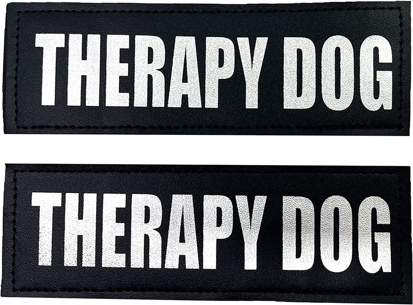 Albcorp Reflective Service Dog Patches with Hook Backing for Service Animal Vests /Harnesses Large (6 X 2) Inch Animals & Pet Supplies > Pet Supplies > Dog Supplies > Dog Apparel ALBCORP THERAPY DOG Medium 5" x 1.5" 