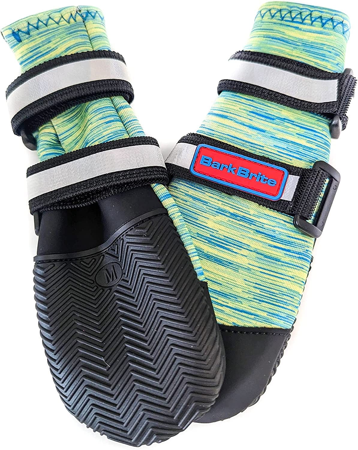 All Weather Neoprene Paw Protector Dog Boots with Reflective Straps in 5 Sizes! (XXL (4.5X4.5 In.)) Animals & Pet Supplies > Pet Supplies > Dog Supplies > Dog Apparel CeeSquared Turquoise Medium 