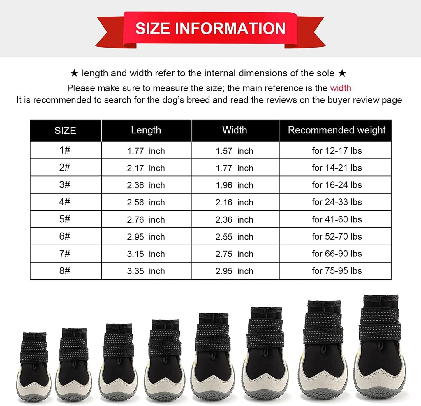 Anti-Slip Dog Snow Boots Waterproof Dog Shoes for Small Medium Large Dogs with Reflective Straps Pet Dog Boots for Hiking.4Pcs Soft Breathable Paw Protectors for Dogs Outdoor Night Use Animals & Pet Supplies > Pet Supplies > Dog Supplies > Dog Apparel MUSIMC   