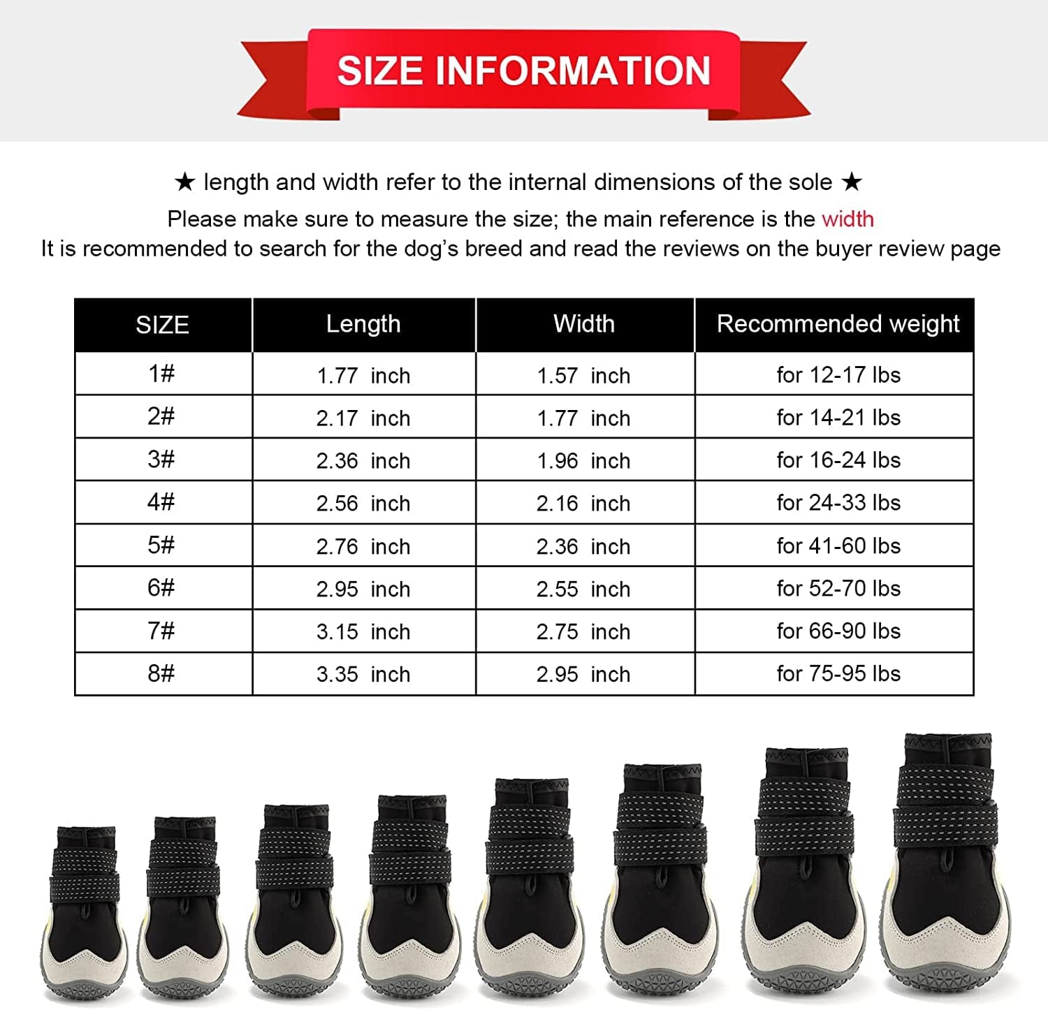 Anti-Slip Dog Snow Boots Waterproof Dog Shoes for Small Medium Large Dogs with Reflective Straps Pet Dog Boots for Hiking.4Pcs Soft Breathable Paw Protectors for Dogs Outdoor Night Use Animals & Pet Supplies > Pet Supplies > Dog Supplies > Dog Apparel MUSIMC   