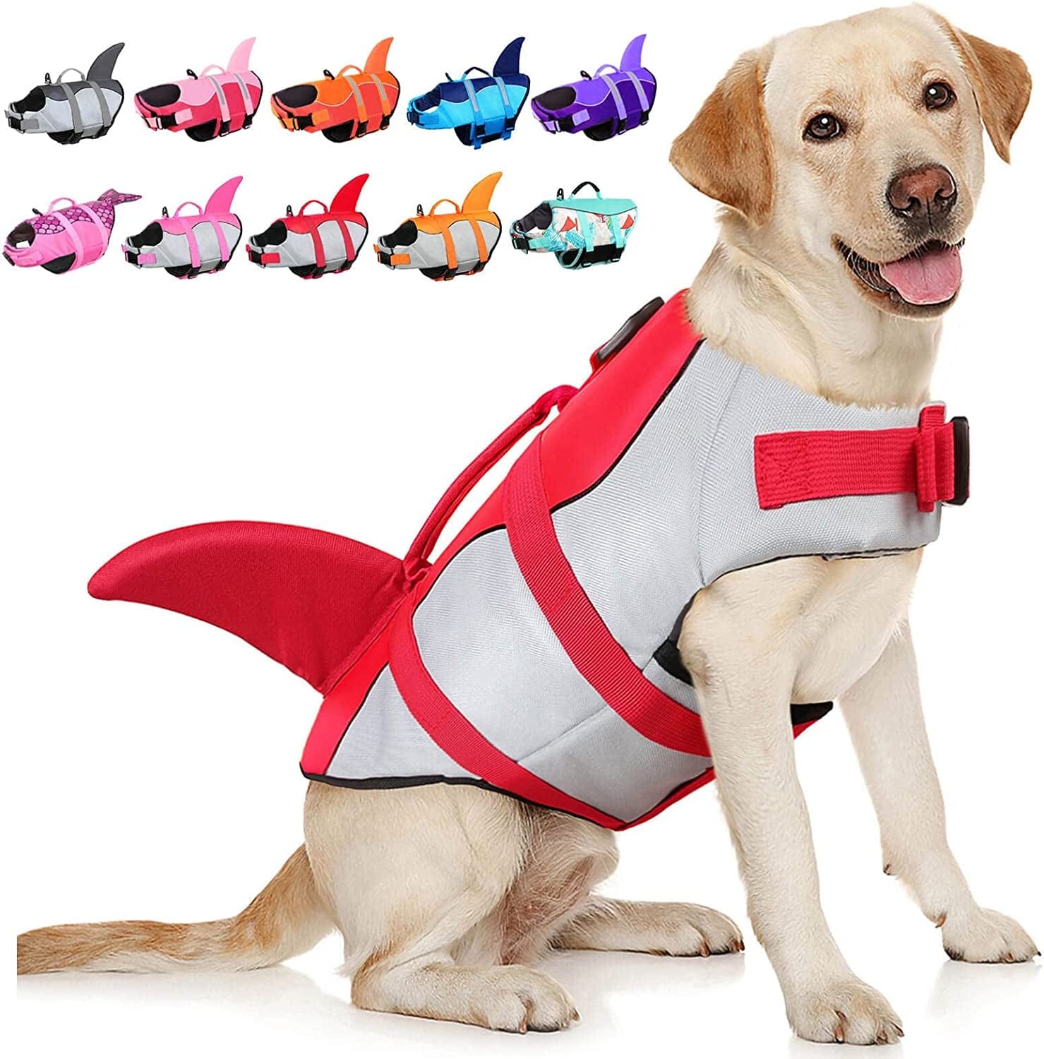 Dog hot sale swimming jacket