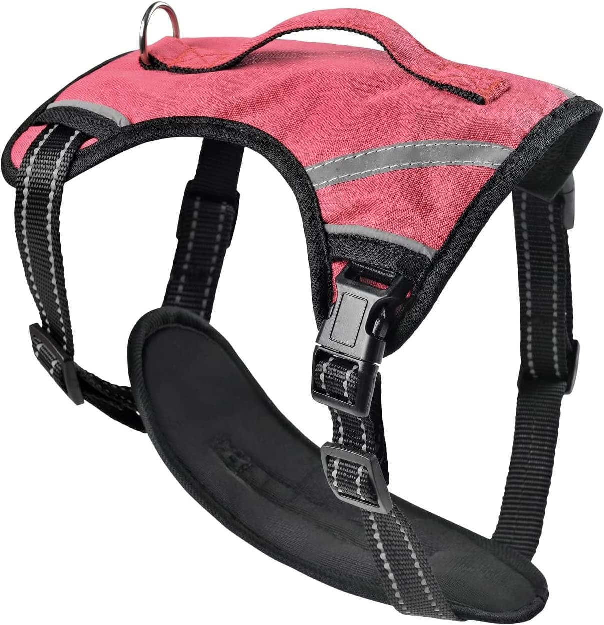 Aoyom No Pull Dog Harness for Small Medium Large Dogs with Reflective,Adjustable Soft Padded Dog Vest No-Choke Pet Oxford Vest (Medium, Red) Animals & Pet Supplies > Pet Supplies > Dog Supplies > Dog Apparel Aoyom Red Medium 