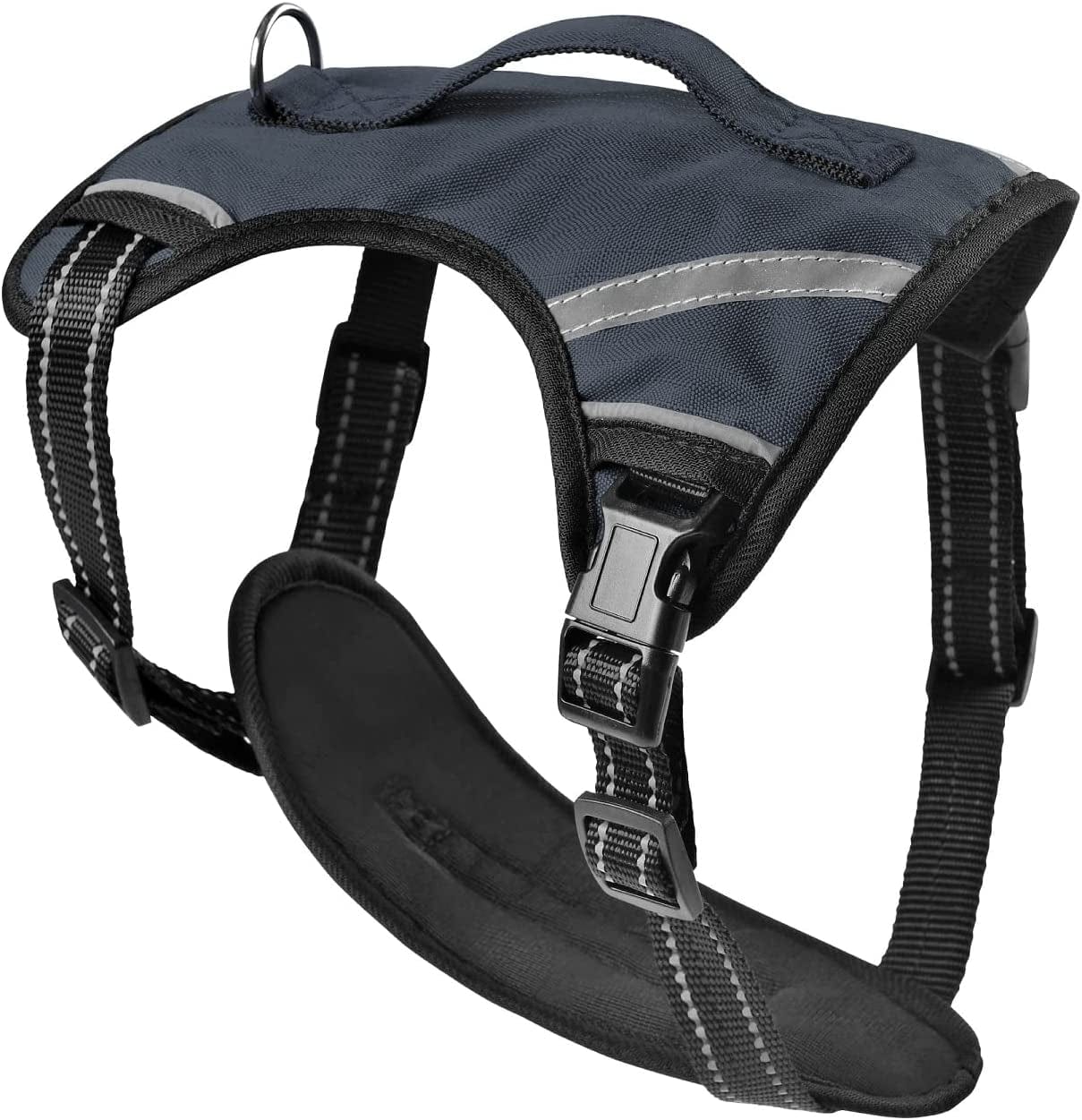 Aoyom No Pull Dog Harness for Small Medium Large Dogs with Reflective,Adjustable Soft Padded Dog Vest No-Choke Pet Oxford Vest (Medium, Red) Animals & Pet Supplies > Pet Supplies > Dog Supplies > Dog Apparel Aoyom Grey Medium 