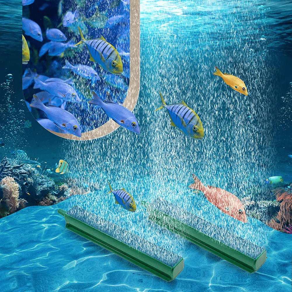 Aquarium Air Stone Aerator Attachment for Air Pump, Aquarium Air Stone Bar Mineral Bubble Diffuser for Fish Tank Oxygen Supply(8Inch)