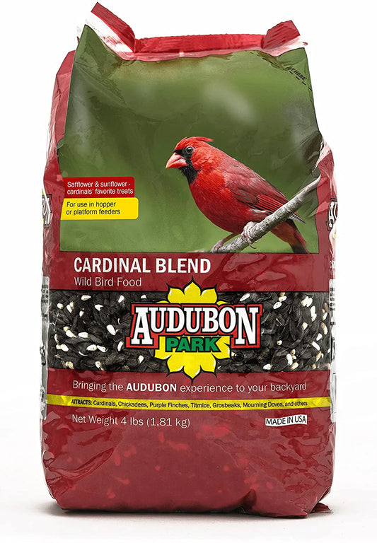 Audubon Park 12231 Cardinal Blend Wild Bird Food, 4-Pounds Animals & Pet Supplies > Pet Supplies > Bird Supplies > Bird Treats Global Harvest Foods   