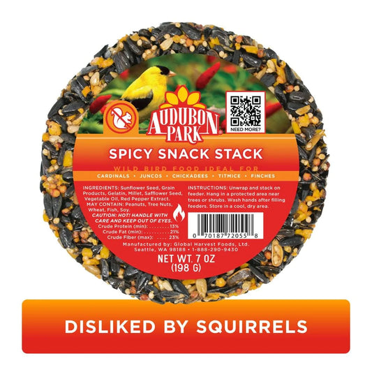 Audubon Park Spicy Snack Stack Wild Bird Food, New, 7 Oz. Animals & Pet Supplies > Pet Supplies > Bird Supplies > Bird Food Global Harvest Foods Ltd.   