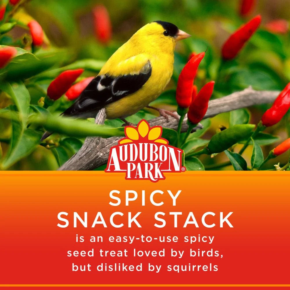 Audubon Park Spicy Snack Stack Wild Bird Food, New, 7 Oz. Animals & Pet Supplies > Pet Supplies > Bird Supplies > Bird Food Global Harvest Foods Ltd.   