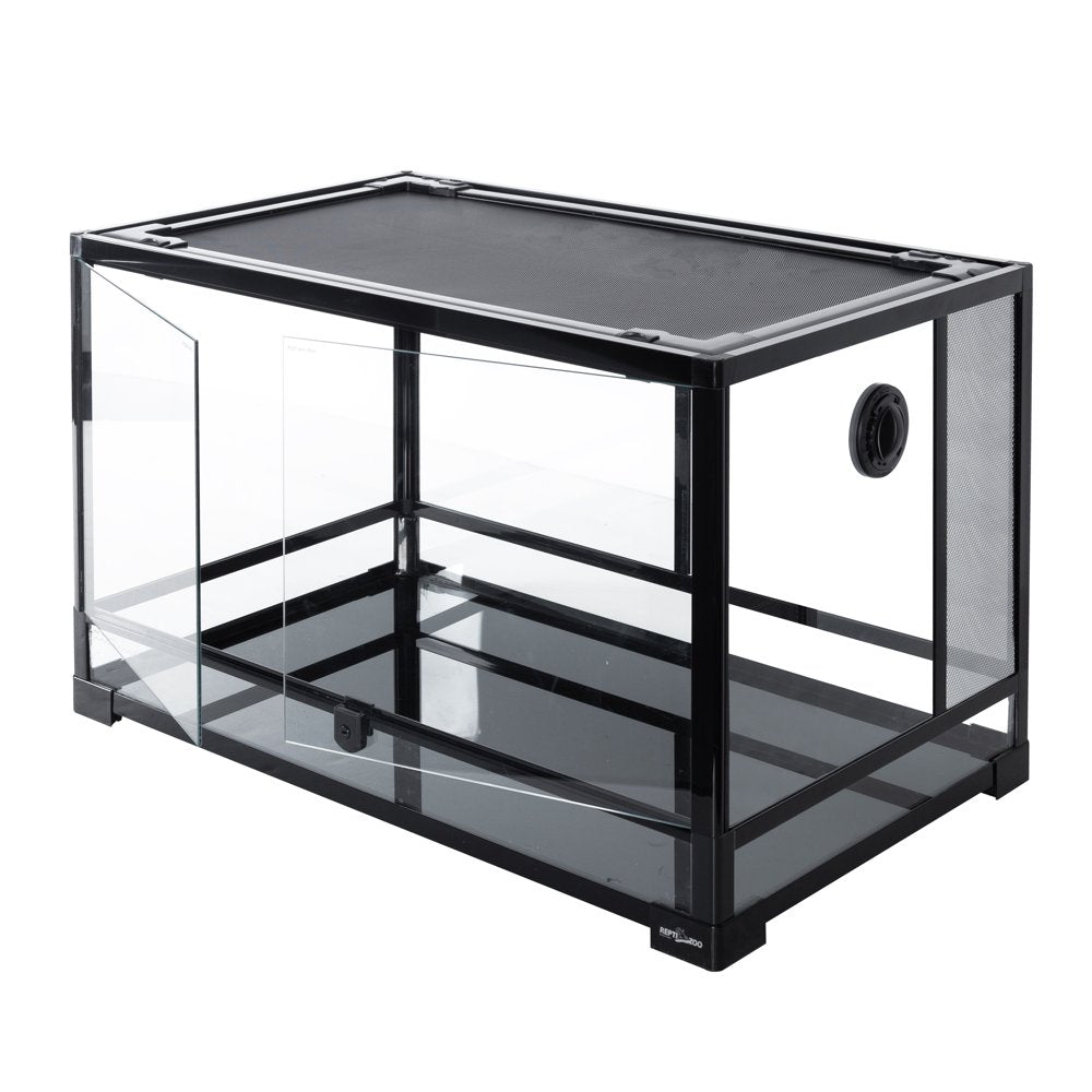 REPTI-ZOO Reptile Knock down Glass Terrarium with Double Hinge Door 30" X 18" X 18"（35 Gallon) Animals & Pet Supplies > Pet Supplies > Reptile & Amphibian Supplies > Reptile & Amphibian Substrates etan pet supplies inc   