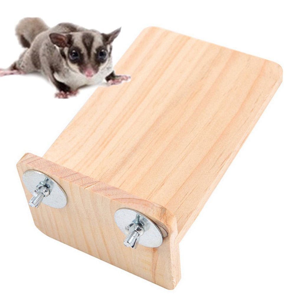 Pet Enjoy Hamster Bird Wooden Platform,Rectangle Wood Stand Board Anti-Slip Hamster Climbing Toy Small Animal Habitat Cage Accessories for Budgie,Parrots,Hamster,Gerbil,Chinchillas Animals & Pet Supplies > Pet Supplies > Small Animal Supplies > Small Animal Habitats & Cages Pet Enjoy   