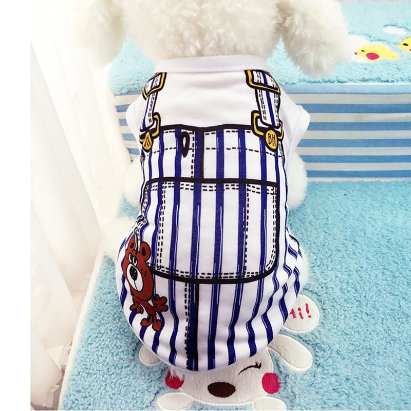Pet Dog Cat Soft Cotton T-Shirt Puppy Summer Clothes Animals & Pet Supplies > Pet Supplies > Dog Supplies > Dog Apparel DAILY   