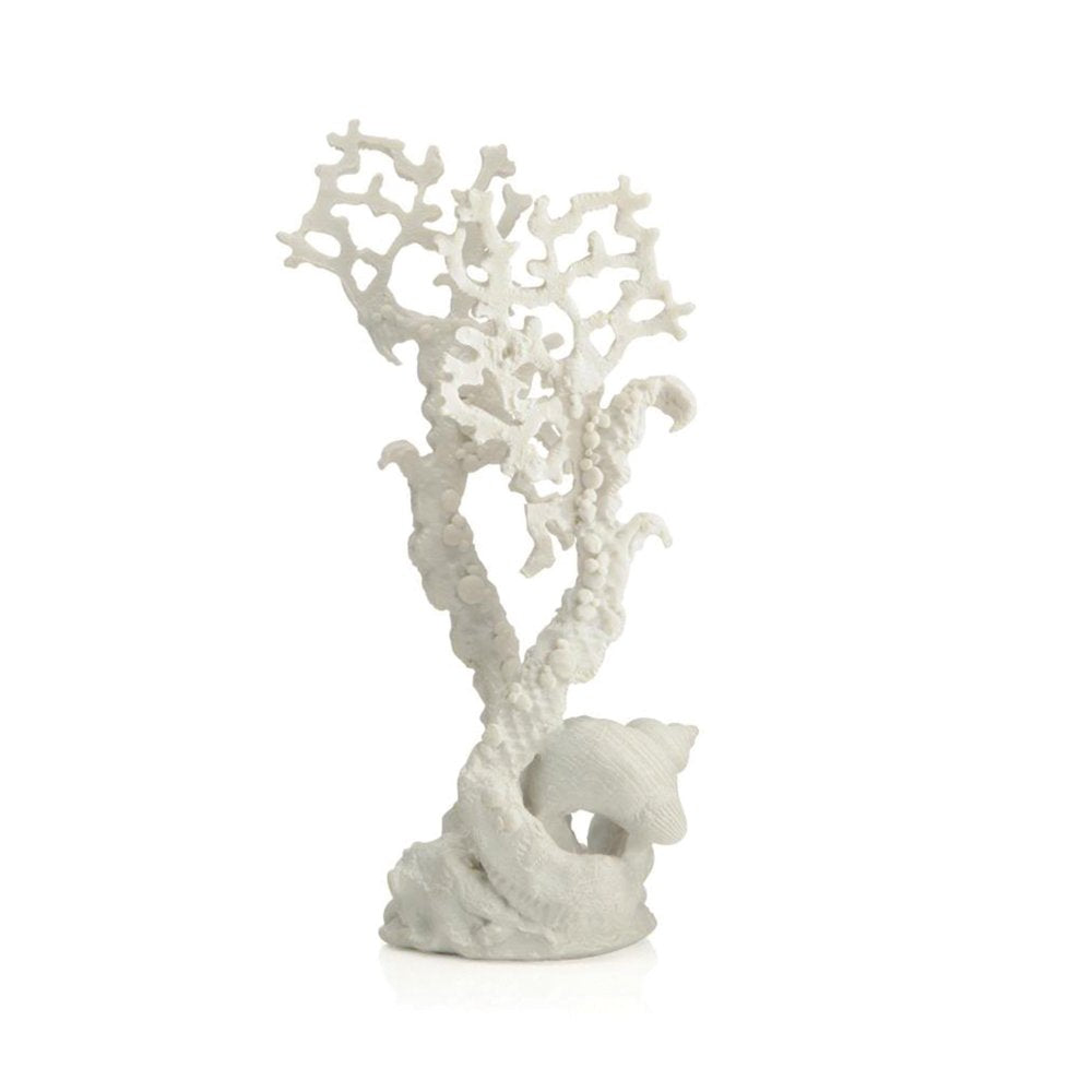 Biorb Decorative Aquarium Fan Coral Sculpture, White, Medium