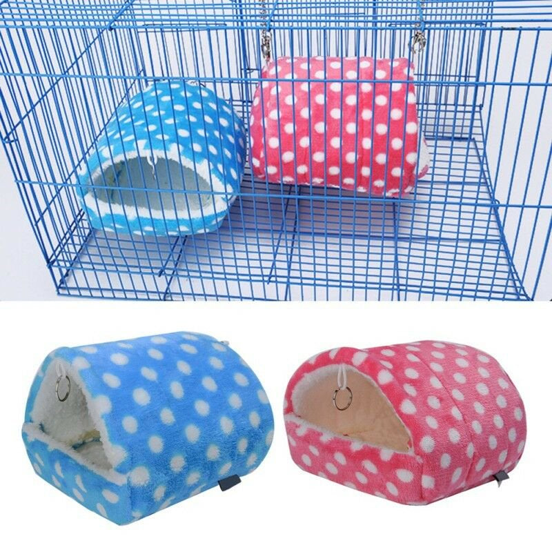 SUNSIOM Hammock for Ferret Rabbit Guinea Pig Rat Hamster Squirrel Mice Bed Toy House Animals & Pet Supplies > Pet Supplies > Small Animal Supplies > Small Animal Bedding Mildsown Pink L 