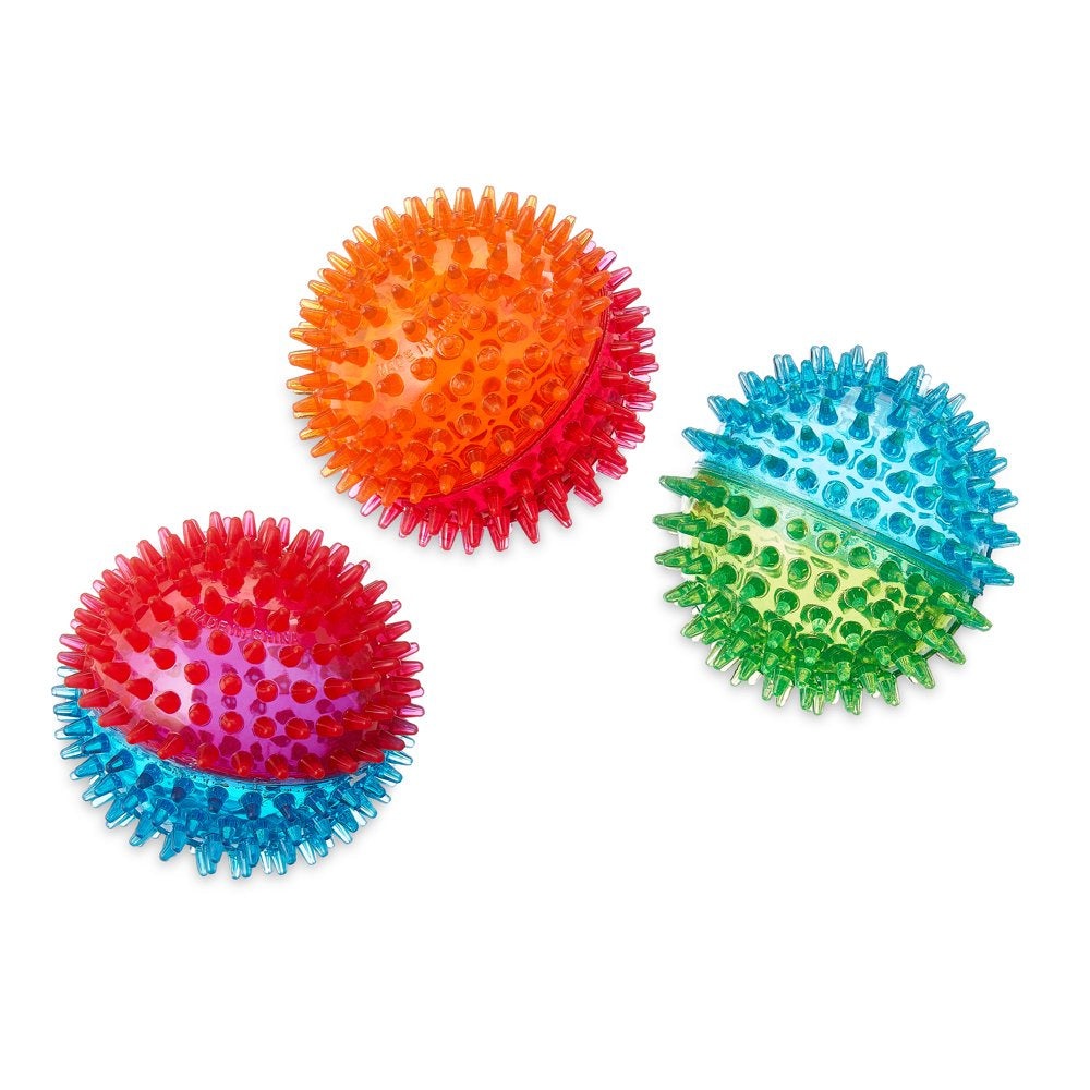 Vibrant Life Fetch Buddy Spiky Ball Dog Toy, Color May Vary, Chew Level 3 Animals & Pet Supplies > Pet Supplies > Dog Supplies > Dog Toys Wal-Mart Stores, Inc. Chew Level 3  