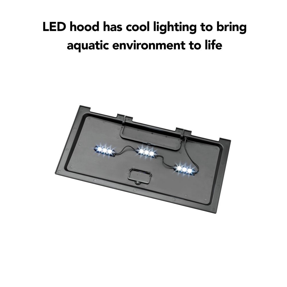 Aqueon Aquarium Starter Kit with LED Lighting 10 Animals & Pet Supplies > Pet Supplies > Fish Supplies > Aquarium Lighting Central Garden and Pet   