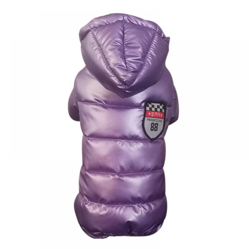 Dragonus Winter Dog Coat Warm Waterproof Puppy down Jacket, Lightweight Outdoor Padded Pet Vest, Windproof Snowsuit Cold Weather Apparel Clothes for Small Dogs Animals & Pet Supplies > Pet Supplies > Dog Supplies > Dog Apparel Dragonus 18 Purple 