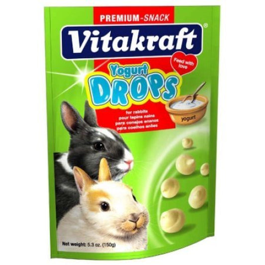 Vitakraft Drops with Yogurt Rabbit Treats, 5.3 Oz Animals & Pet Supplies > Pet Supplies > Small Animal Supplies > Small Animal Treats Vitakraft   