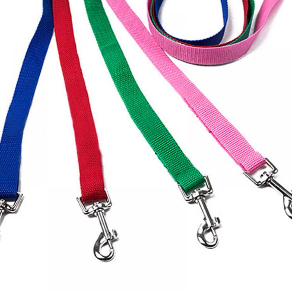 Monfince Training Dog Leash Obedience Recall Training Agility Padded Lead Pet Traction Rope Extra Long Line Great for Puppy Teaching Camping Backyard Beach Play, Pink, 15M/49.2Ft