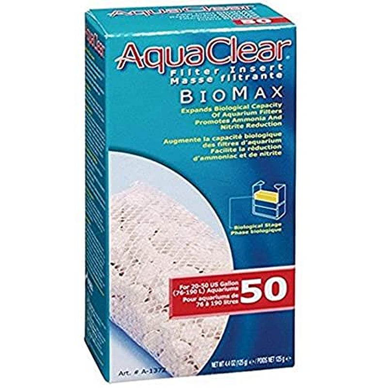 Aquaclear 50 Biomax, Replacement Filter Media for Aquariums up to 50 Gallons, A1372 Animals & Pet Supplies > Pet Supplies > Fish Supplies > Aquarium Filters Aquaclear   