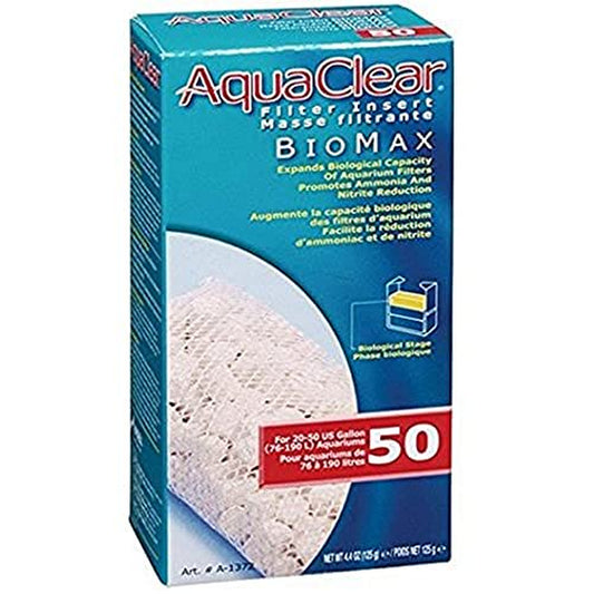 Aquaclear 50 Biomax, Replacement Filter Media for Aquariums up to 50 Gallons, A1372 Animals & Pet Supplies > Pet Supplies > Fish Supplies > Aquarium Filters Aquaclear   