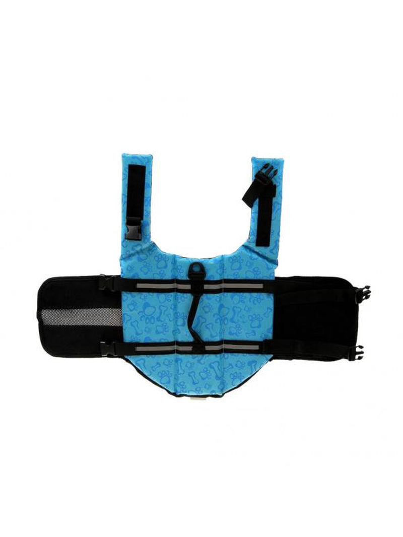 Taykoo Dog Life Jacket Adjustable Dog Lifevest Swimsuit Safrrr Vest Apparel Lifesaver Preserver Coat for Small Medium Large Puppy with Handle Reflective for Swimming and Boating Animals & Pet Supplies > Pet Supplies > Dog Supplies > Dog Apparel Taykoo   