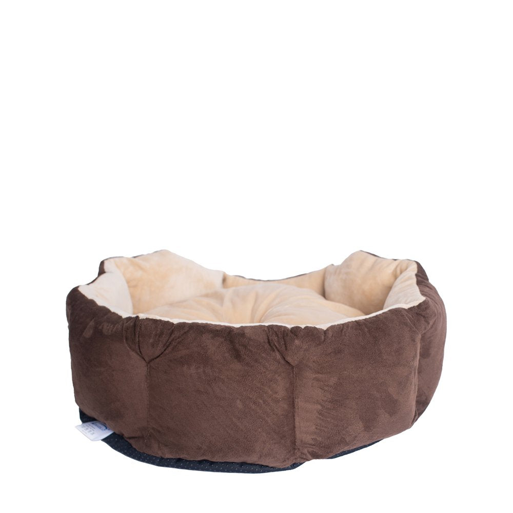 Armarkat Covered Pet Cat Bed, Mocha & Beige Animals & Pet Supplies > Pet Supplies > Cat Supplies > Cat Beds Aeromark Intl Inc   