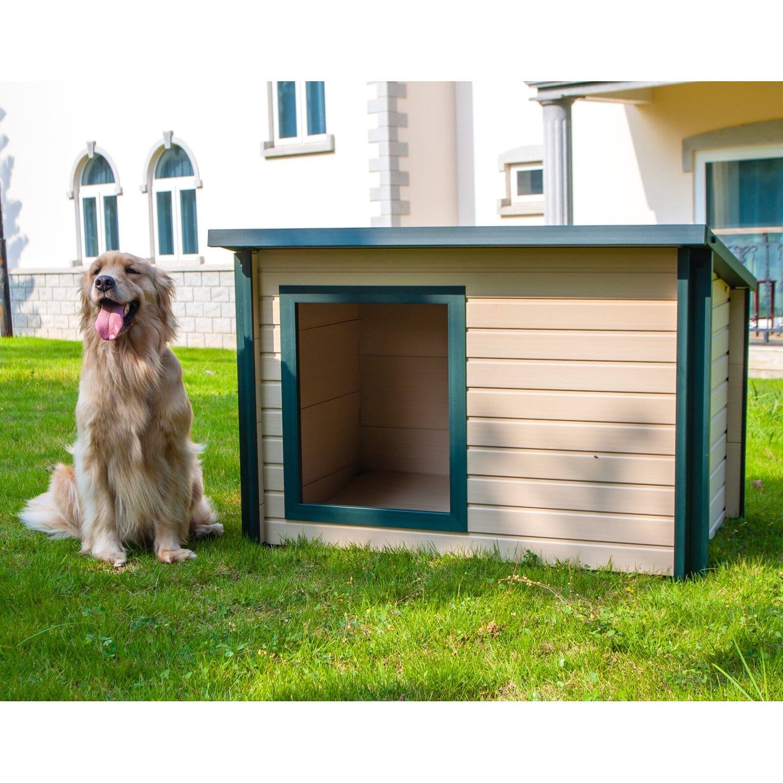 New Age Pet ECOFLEX Lodge Style Dog House -Extra Large