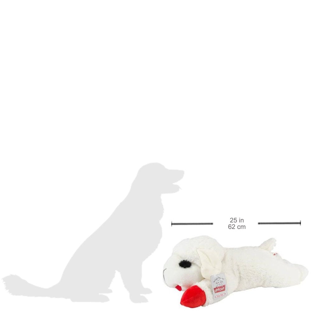 Multipet Lamb Chop Plush Dog Toy, Squeaker Inside, Jumbo Size, 24 Inches Animals & Pet Supplies > Pet Supplies > Dog Supplies > Dog Toys Multipet   