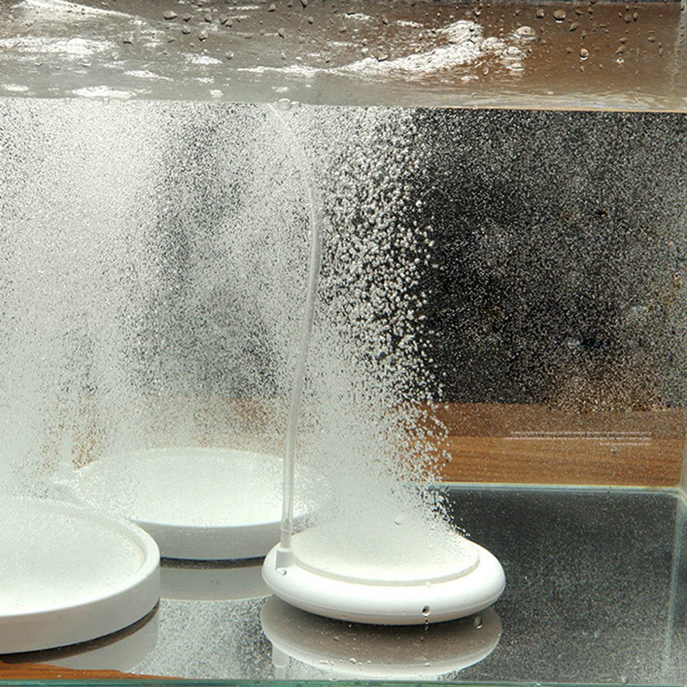 Aquarium Air Stone Nano-Refinement Bubble Disk Ultra-High Dissolved Oxygen Diffuser Hydroponics Bubbler