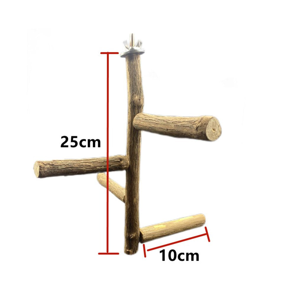 Bird Perches Paw Grinding Standing Stick Wooden Pole Bird Cage Accessories Animals & Pet Supplies > Pet Supplies > Bird Supplies > Bird Cage Accessories SunniMix   