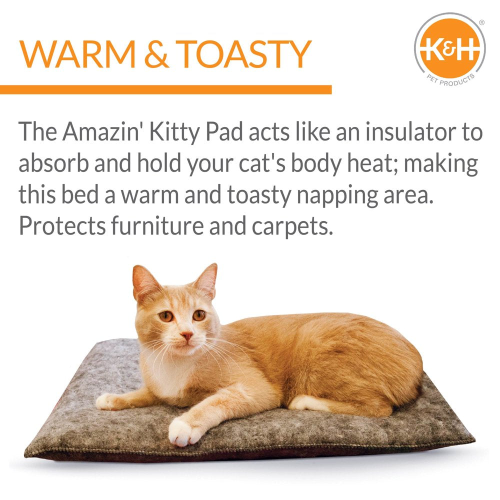 K&H Mat Pet Cat Bed, Grey Animals & Pet Supplies > Pet Supplies > Cat Supplies > Cat Beds K&H Pet Products   