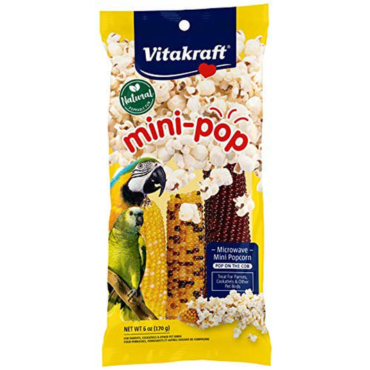 Vitakraft Mini-Pop Corn Cob Bird Treat Animals & Pet Supplies > Pet Supplies > Bird Supplies > Bird Treats Vitakraft   