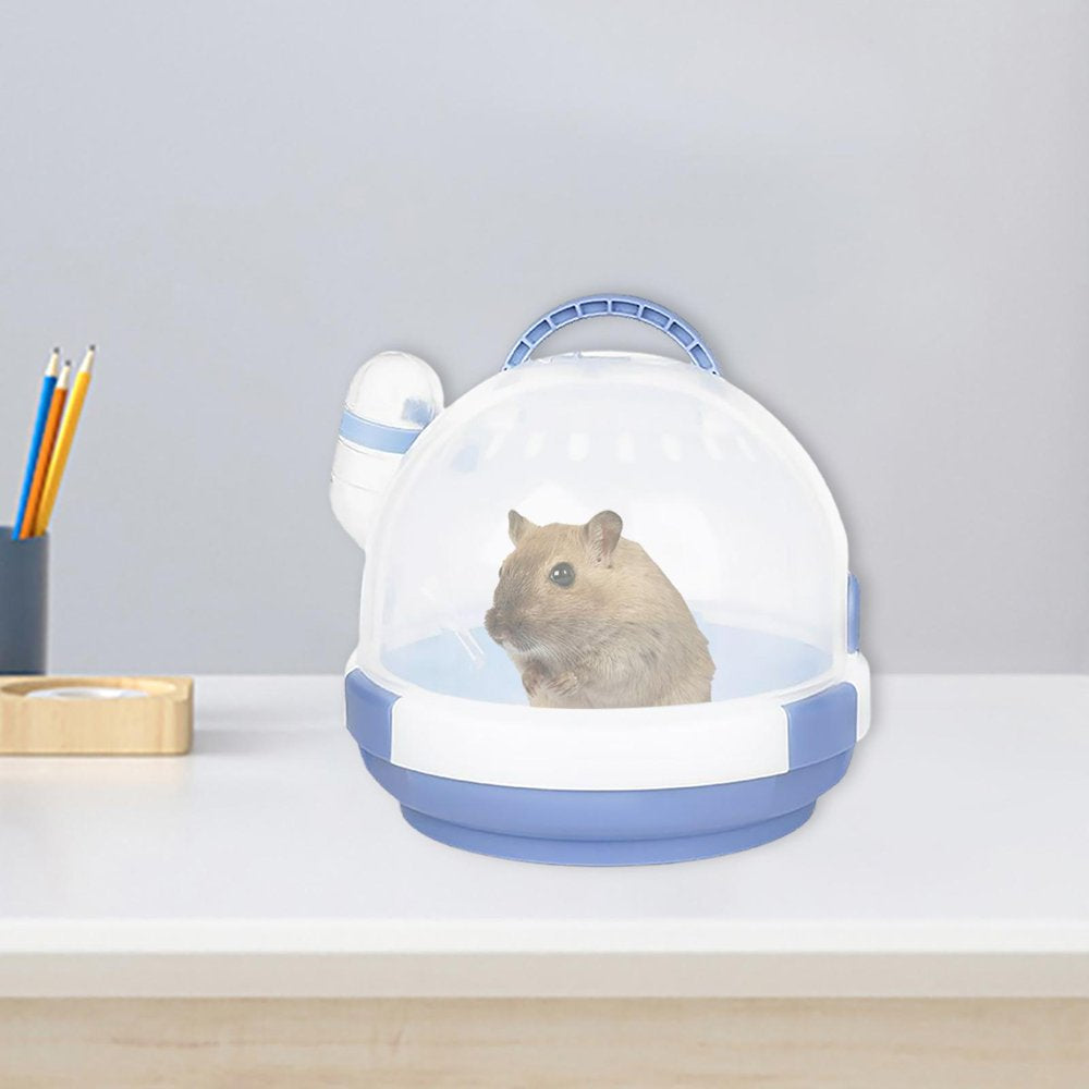 Hamster Carrier Cage,Hamster Carrier Cage Portable Squirrel Outgoing,Pet Rat Carrying Case Small Animal Travel Cages,Outdoor Guinea Handbag Habitat Vacation House,Water Bottle Transparent Animals & Pet Supplies > Pet Supplies > Small Animal Supplies > Small Animal Habitats & Cages perfeclan   