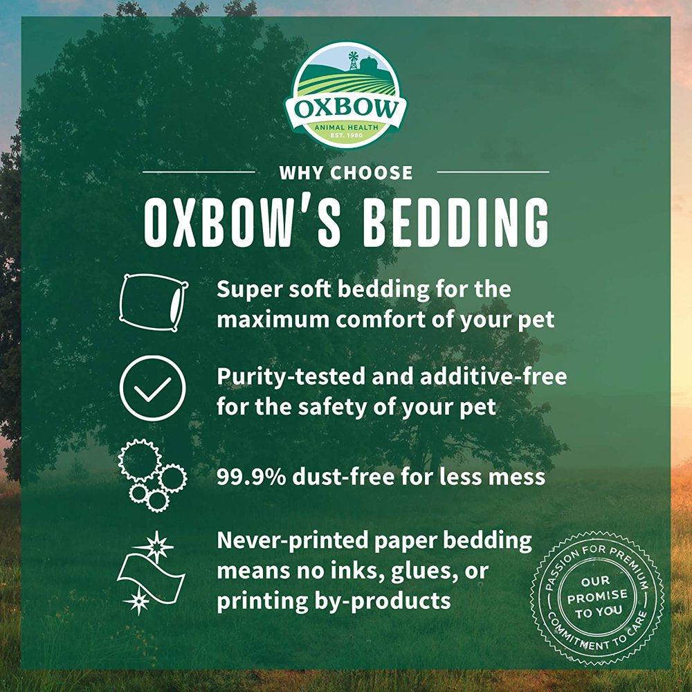 Oxbow Pure Comfort Small Animal Bedding - Odor & Moisture Absorbent, Dust-Free Bedding for Small Animals, Blend, 178 Liter Bag Animals & Pet Supplies > Pet Supplies > Small Animal Supplies > Small Animal Food '- XMGHTU -   