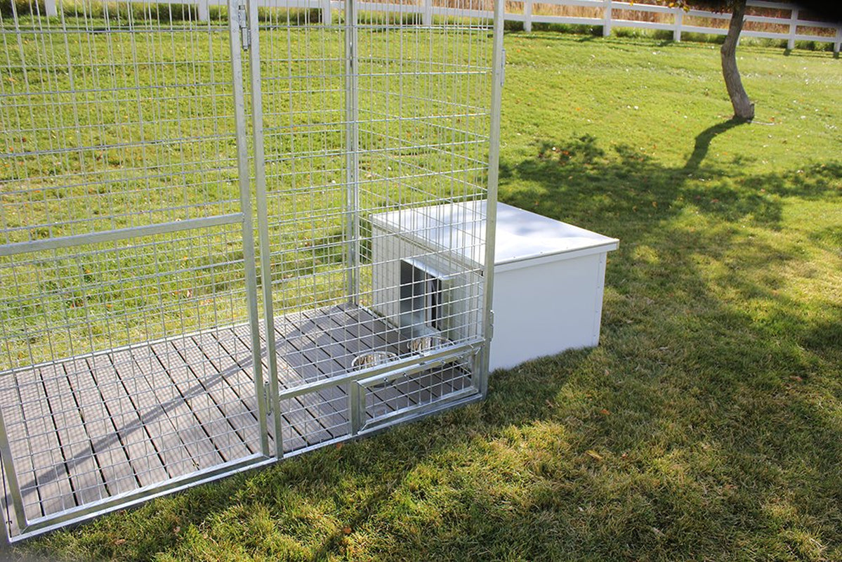K9 Condo 4' X 12' Ultimate Dog Kennel-Run & Dog House Combination Animals & Pet Supplies > Pet Supplies > Dog Supplies > Dog Houses Cove Products   