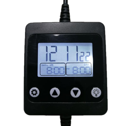 GRJIRAC Aquarium LED Light Controller Dimmer Modulator with LCD Display for Fish Tank Intelligent Timing Dimming System