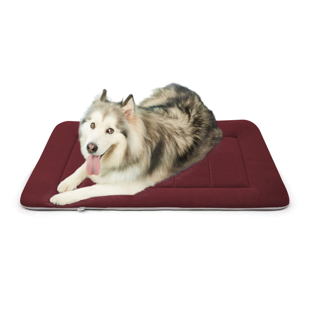 Hero Dog 35" Dog Bed Crate Pad Mat, Washable, anti Slip Cushion, Large (Blue Grey) Animals & Pet Supplies > Pet Supplies > Cat Supplies > Cat Beds Hero Dog Extra Large 47"x33" Burgundy 