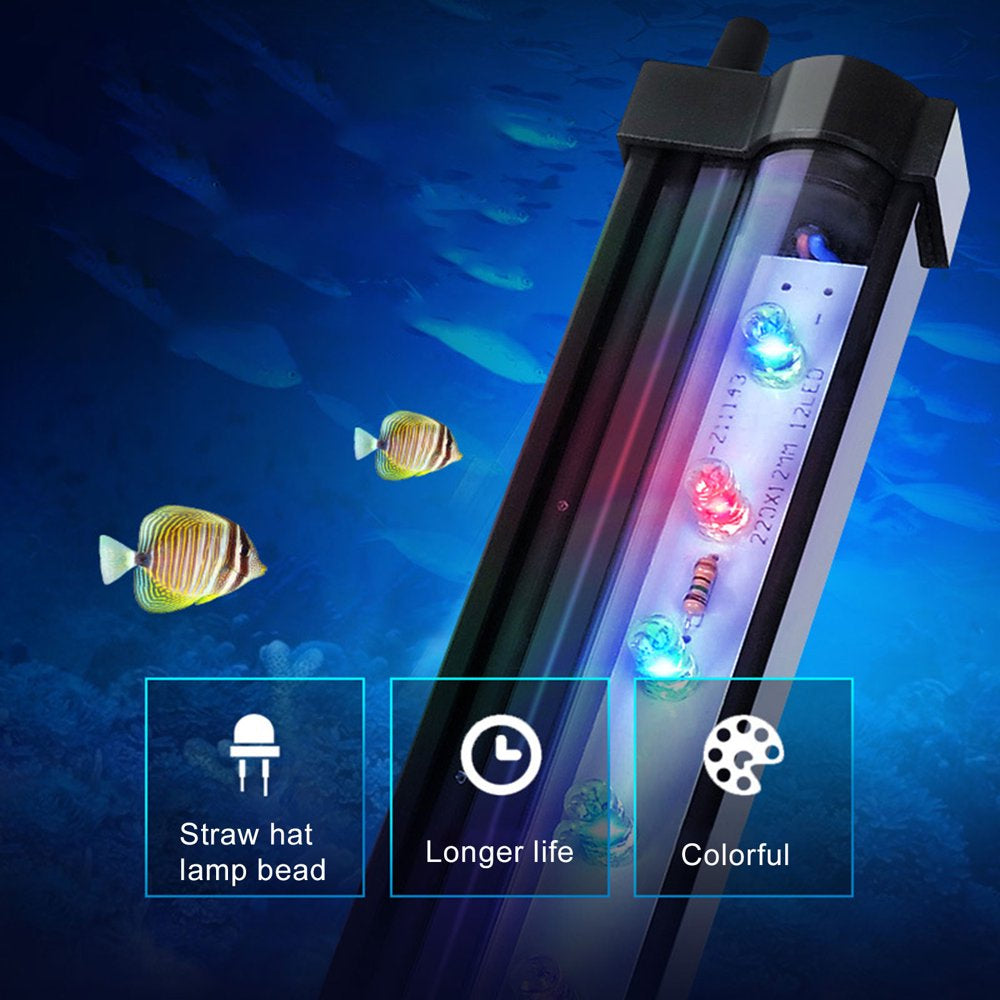 Sijiali Fish Tank Lamp Colorful Increasing Oxygen Bubble Light Waterproof LED Decor Lamp for Aquarium Animals & Pet Supplies > Pet Supplies > Fish Supplies > Aquarium Lighting Sijiali   