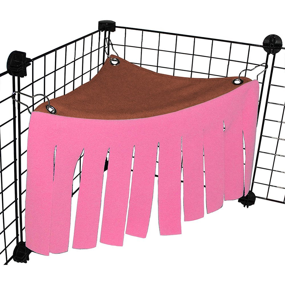 Pet Enjoy Guinea Pig Hammock Hideout,Hamster Hideaway Corner Small Animals Toys Cage Accessories Funny Habitat Tent for Guinea Pigs Chinchillas Hedgehogs Small Pets Animals & Pet Supplies > Pet Supplies > Small Animal Supplies > Small Animal Habitats & Cages Pet Enjoy   