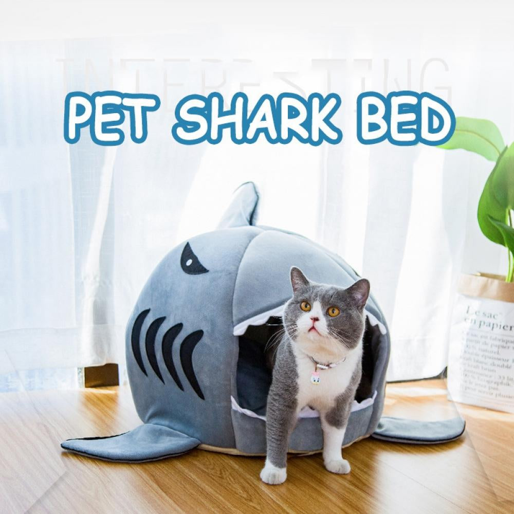 Dog House Shark for Large Dogs Tent High Quality Warm Cotton Small Dog Cat Bed Puppy House Nonslip Bottom Dog Beds Pet Product